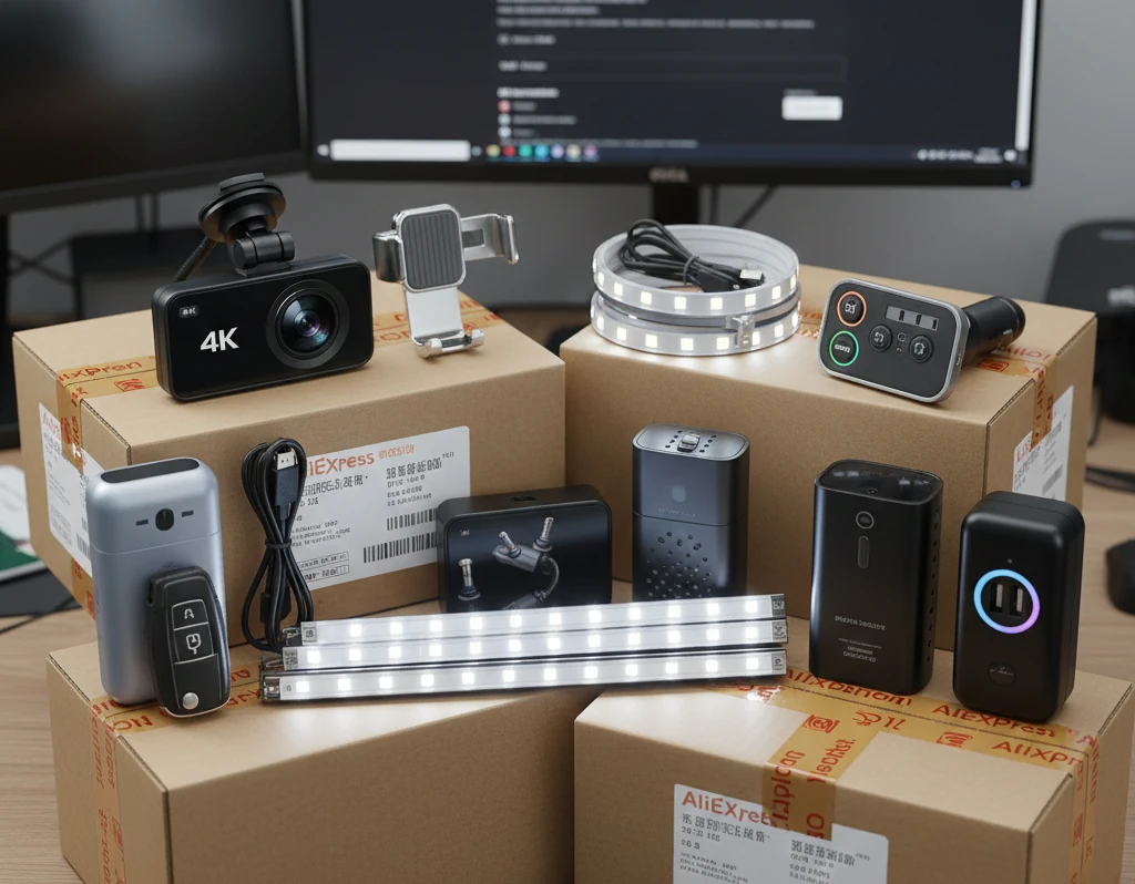 Gadżety do auta z AliExpress – 10 rzeczy, które zaskoczyły jakością