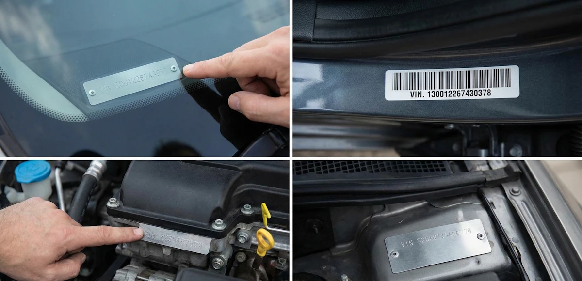 Gdzie znaleźć numer VIN? Lokalizacje w popularnych markach i typy tabliczek