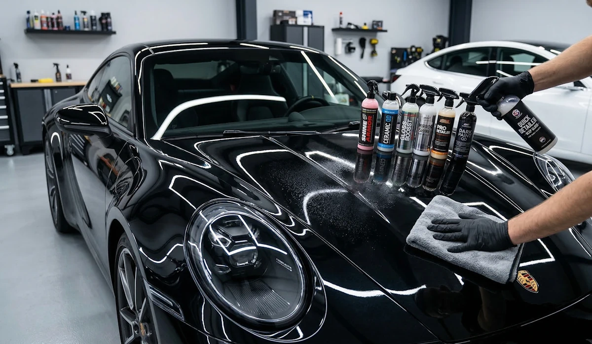 Jaki quick detailer wybrać do ciemnego lakieru? Przegląd rynku