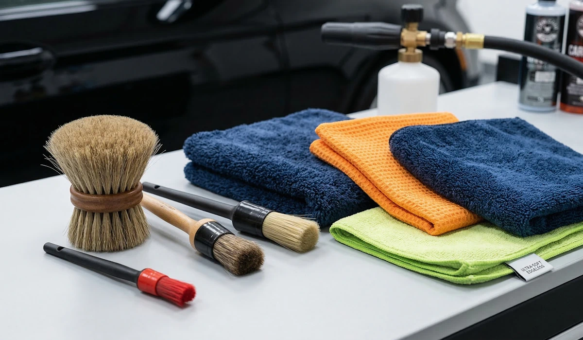 Pędzle i mikrofibry do detailingu – jak skompletować idealny zestaw?