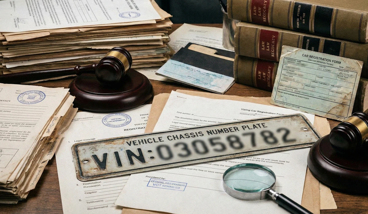 Problemy prawne i urzędowe z numerem VIN – Przewodnik kierowcy