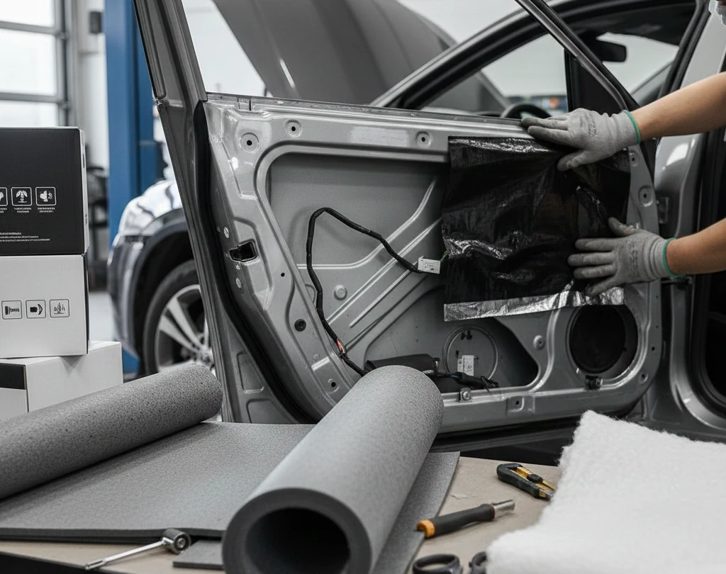 Wyciszanie drzwi w samochodzie – jakie materiały i ile to kosztuje?